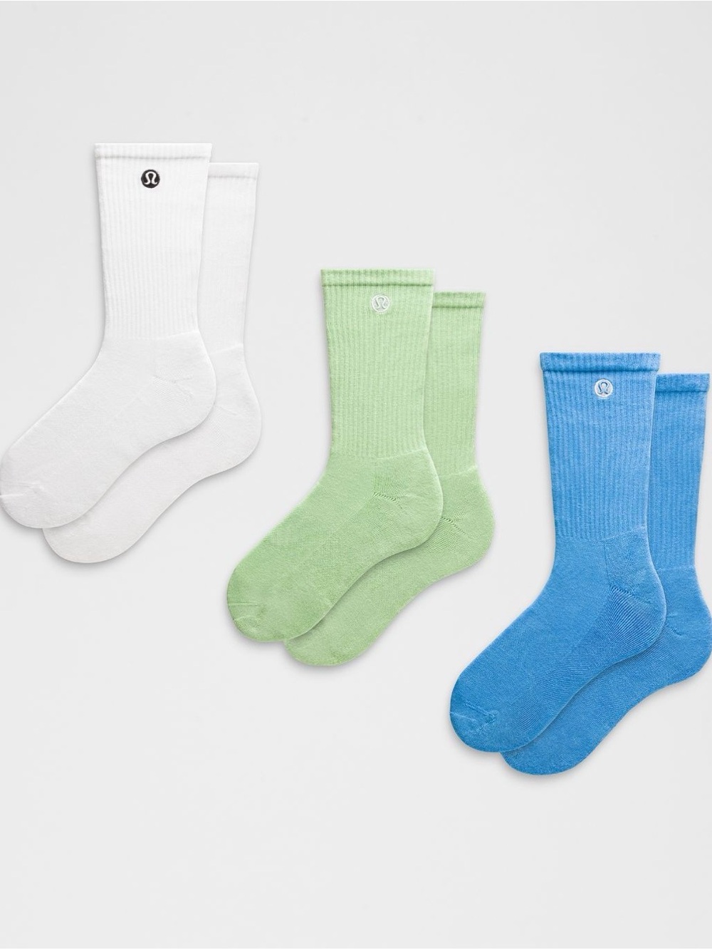 NWT Lululemon Daily Essential Socks 3 Pack